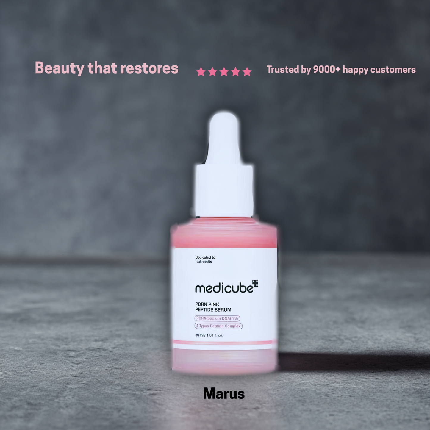 Pink Peptide Serum – PDRN Skin Repair & Glow Formula