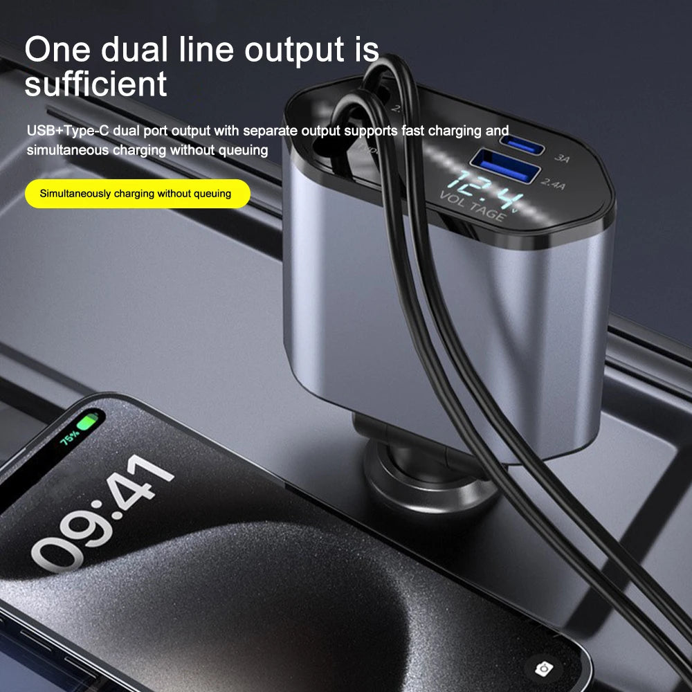 Retractable Car Charger